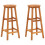 Berkfield Bar Chairs 2 pcs Solid Acacia Wood 1