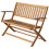 Berkfield Garden Bench 120 cm Solid Acacia Wood 1