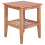 Berkfield Coffee Table 40x40x50 cm Square Solid Teak 1