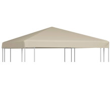 Berkfield Gazebo Top Cover 310 g/m 3x3 m Beige