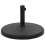 Berkfield Parasol Base Round Polyresin 19 kg Black 1