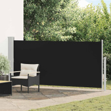 Berkfield Retractable Side Awning 140 x 300 cm Black