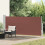 Berkfield Retractable Side Awning 140 x 300 cm Brown 1
