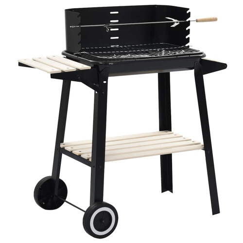 Berkfield Charcoal BBQ Stand with Wheels