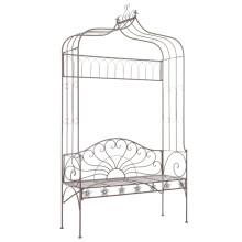 Berkfield Garden Bench 122 cm Iron Antique Brown