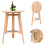 Berkfield Foldable Bar Table 78 cm Fir Wood 1