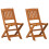 Berkfield Children's Dining Chairs 2 pcs Solid Eucalyptus Wood 1