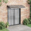 Berkfield Door Canopy Black 200x100 cm PC 1