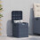 Berkfield Garden Storage Box 90 L Anthracite 1