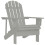 Berkfield Garden Chair Wood Grey 1