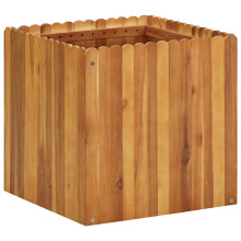 Berkfield Garden Raised Bed 50x50x50 cm Solid Acacia Wood