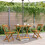 Berkfield Folding Garden Table 70x70x75 cm Solid Acacia Wood 1