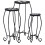 Berkfield Mosaic Tables 3 pcs Black and White Ceramic 1