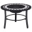 Berkfield Mosaic Fire Pit Black and White 68cm Ceramic 1