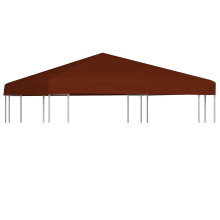 Berkfield Gazebo Top Cover 310 g/m 3x3 m Terracota