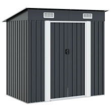 Berkfield Garden Shed Anthracite Steel
