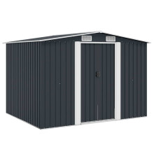 Berkfield Garden Storage Shed Anthracite Steel 257x205x178 cm