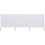 Berkfield 3-panel Wind Screen Fabric 400x80 cm Sand White 1
