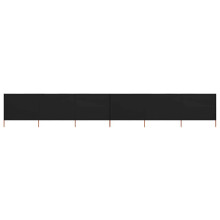 Berkfield 6-panel Wind Screen Fabric 800x160 cm Black
