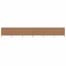Berkfield 6-panel Wind Screen Fabric 800x160 cm Taupe