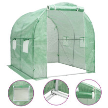 Berkfield Greenhouse 4 m 2x2x2 m