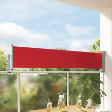 Berkfield Patio Retractable Side Awning 60x300 cm Red