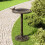 Berkfield Garden Bird Bath Bronze Plastic 1
