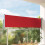 Berkfield Patio Retractable Side Awning 80x300 cm Red 1