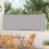 Berkfield Patio Retractable Side Awning 100x500 cm Grey 1