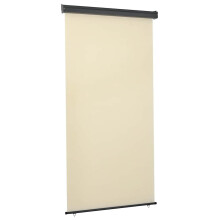 Berkfield Balcony Side Awning 125x250 cm Cream