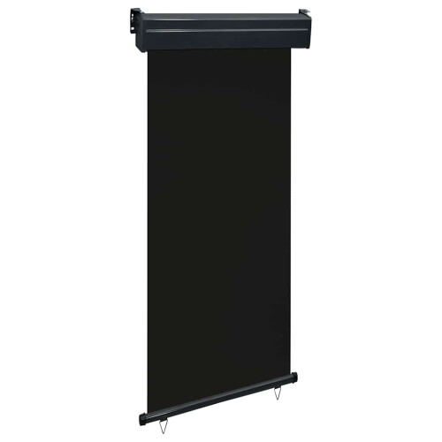 Berkfield Balcony Side Awning 105x250 cm Black