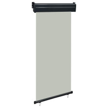 Berkfield Balcony Side Awning 105x250 cm Grey