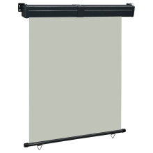 Berkfield Balcony Side Awning 145x250 cm Grey