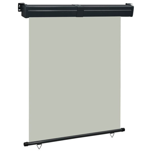 Berkfield Balcony Side Awning 145x250 cm Grey
