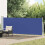 Berkfield Patio Retractable Side Awning 140x500 cm Blue 1