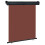 Berkfield Balcony Side Awning 145x250 cm Brown 1