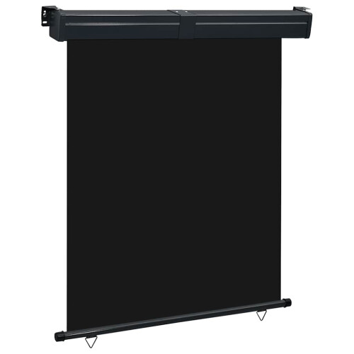 Berkfield Balcony Side Awning 145x250 cm Black