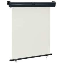 Berkfield Balcony Side Awning 145x250 cm Cream