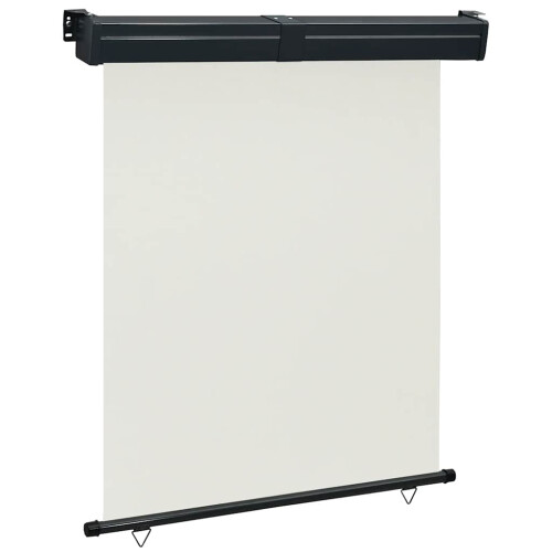 Berkfield Balcony Side Awning 145x250 cm Cream