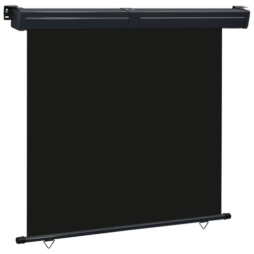 Berkfield Balcony Side Awning 165x250 cm Black