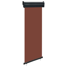 Berkfield Balcony Side Awning 65x250 cm Brown
