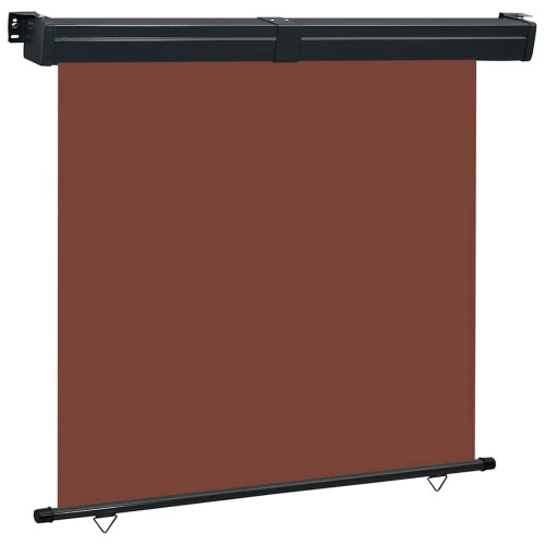 Berkfield Balcony Side Awning 165x250 cm Brown