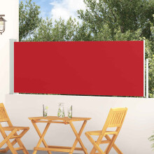 Berkfield Patio Retractable Side Awning 100x300 cm Red