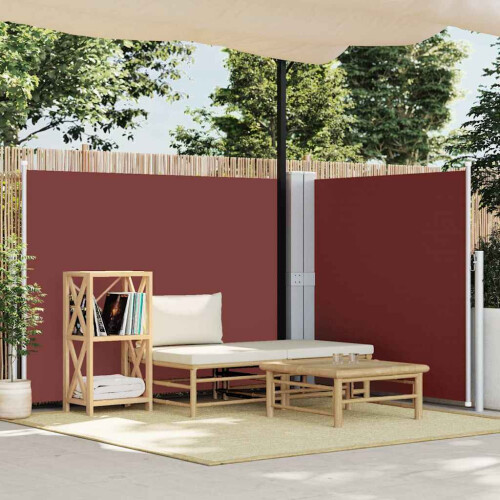 Berkfield Retractable Side Awning Brown 140x600 cm