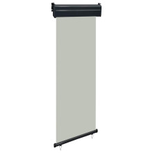 Berkfield Balcony Side Awning 65x250 cm Grey