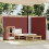 Berkfield Retractable Side Awning Brown 140x1000 cm 1