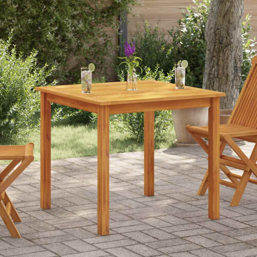 Berkfield Garden Table 85x85x74 cm Solid Acacia Wood