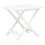Berkfield Folding Garden Table White 79x72x70 cm Plastic 1