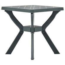 Berkfield Bistro Table Green 70x70x72 cm Plastic