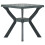 Berkfield Bistro Table Green 70x70x72 cm Plastic 1